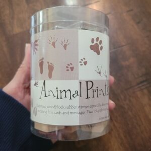 Animal Track & Footprint Ink Stamp Set! New!!